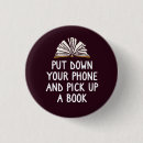 Search for reading quotes buttons Book worm