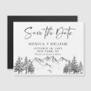 Search for mountain save the date magnets Winter