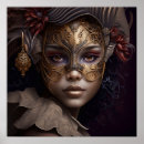 Recherche de masque de carnaval posters Contenu génératif