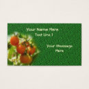 Recherche de cerises rouges cartes visite Customer