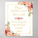 Search for choose a seat wedding signs Floral