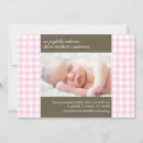Search for adoption birth announcement cards Pink