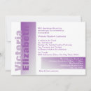 Recherche de pourpre bar bat mitzvah invitations Moderne