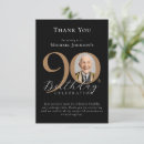 Search for 90th birthday thank you cards Ninety