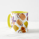 Search for yellow floral pattern mugs Girly