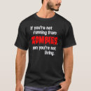 Recherche de zombi drôle tshirts Marche complètement
