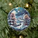 Search for winter wonderland ornaments Snowy forest