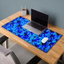 Search for flower cluster mousepads Blue