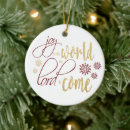 Search for joy to the world ornaments Jesus