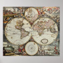 Search for old world map posters Globe