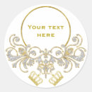 Search for gold ornament stickers Royal