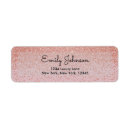 Recherche de faux rose gold étiquettes adresse retour Girly