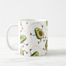 Search for avocado pattern mugs Cute