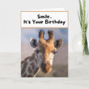 Search for giraffe cards Smile