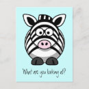 Search for zebra postcards Humour