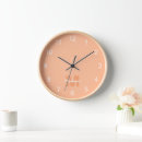 Recherche de couleur orange horloges Minimaliste