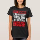 Search for speak english tshirts Caught
