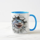 Search for shark attack mugs Cartoon