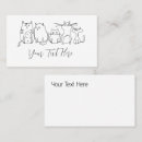 Recherche de illustration de chat cartes visite Drôle