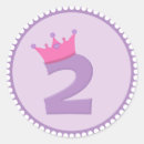 Search for princess 2nd birthday stickers Crown