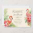 Search for tropical flamingo wedding invitations Greenery