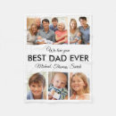 Search for fathers day photo collage blankets Best dad ever