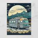 Recherche de pleine lune cartes postales Bleu