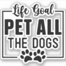 Recherche de caresse autocollants Chien