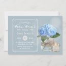 Search for blue hydrangea bridal shower invitations Brunch