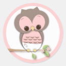 Search for owl on branch stickers Baby