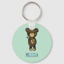 Search for teddy rounded keychains Brown bear