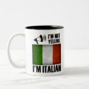 Recherche de fierté italienne tasses Drapeau de l'italie