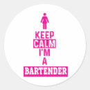 Recherche de serveuses autocollants Barman