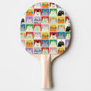 Search for cartoon ping pong paddles Colourful