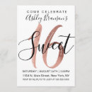 Recherche de faux rose gold foil invitations Moderne
