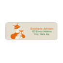 Search for red fox return address labels Baby shower