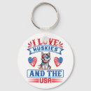 Search for siberian husky lover keychains Pug