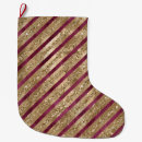 Search for gold and burgundy christmas stockings Glitter