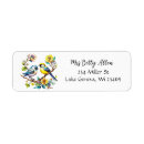 Search for yellow bird return address labels Nature
