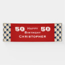 Search for adult birthday banners Red