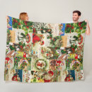 Search for old fashioned christmas blankets Antique