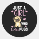 Search for kawaii pug stickers Dog