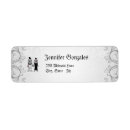 Search for goth wedding return address labels Skeleton
