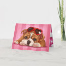 Search for english bulldog valentines day cards Heart