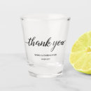 Search for bride and groom shot glasses Thank you