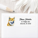 Search for shiba return address labels Puppy