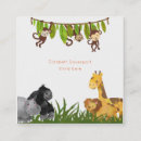 Recherche de animaux de safari cartes visite Garderie
