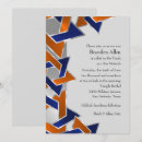 Search for orange silver invitations Blue