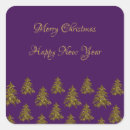 Search for purple merry christmas stickers Happy new year