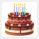 Search for chocolate birthday cake stickers Dessert